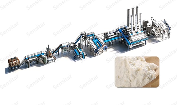 Sensitar Potato Flakes Processing Line Sensitar Potato Flakes Processing Line