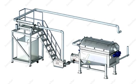 Sensitar Semi-Automatic Potato Starch Collection System Sensitar Semi-Automatic Potato Starch Collection System