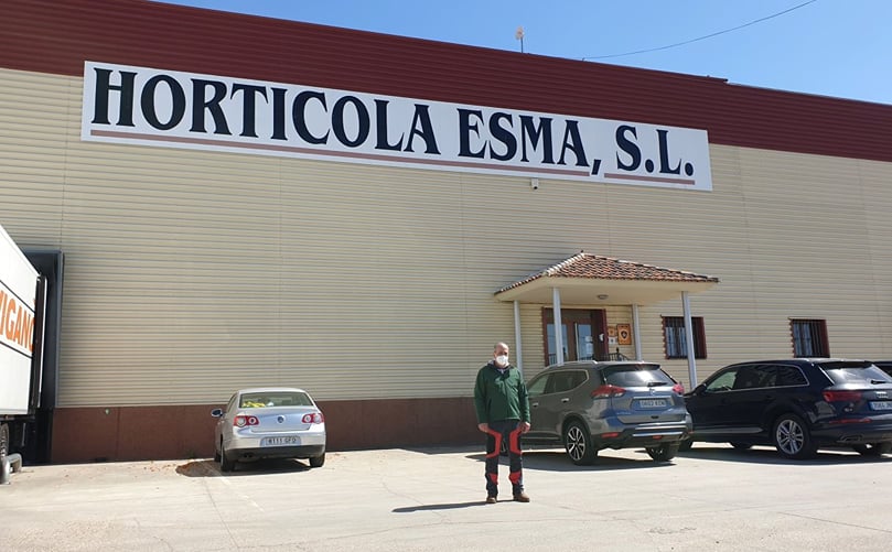 Sergio Escribano, gerente de HORTÍCOLA ESMA Sergio Escribano, gerente de HORTÍCOLA ESMA