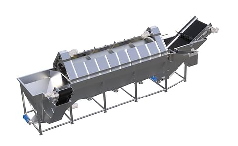 With its KW Washing and Destoning Combo, Southern Fabrication Works offers a 3 in 1 solution to wash potatoes and several other types of produce and remove stones as well as floating debris. Shown is the KW 600 A With its KW Washing and Destoning Combo, Southern Fabrication Works offers a 3 in 1 solution to wash potatoes and several other types of produce and remove stones as well as floating debris. Shown is the KW 600 A