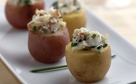 Side Delights® recipes: Crab Filled Potato Bites