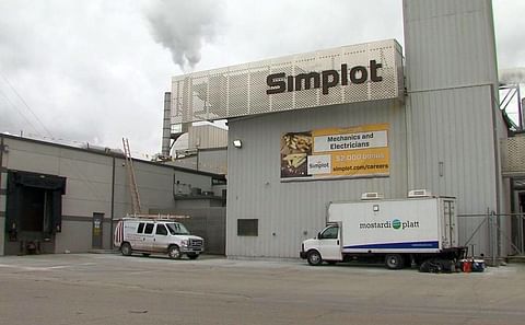 Simplot will be closing for two weeks for cleaning and maintenance. (Courtesy: Herald)