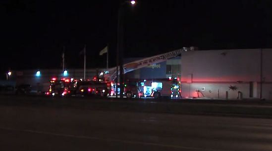 Grand Forks Fire department at the Simplot Potato Processing Plant