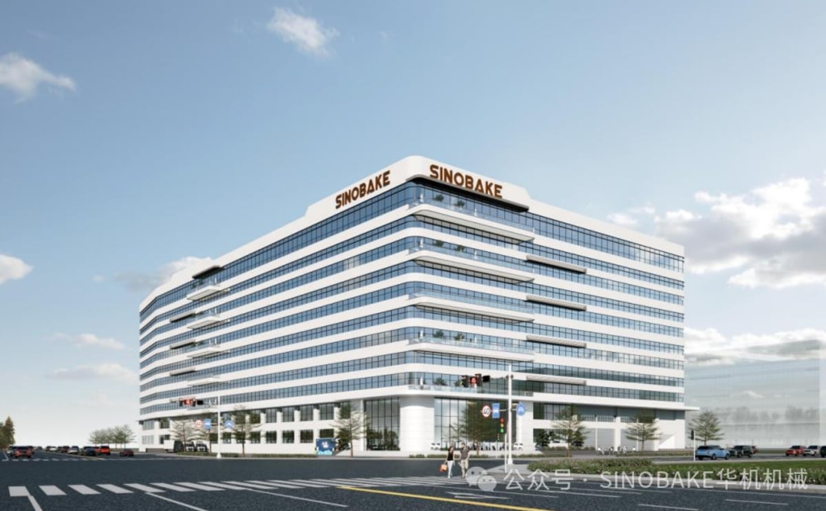 SINOBAKE's planned manufacturing base in Beijiao, Shunde, Guangdong, will support food processing lines, packaging and palletizing equipment, and intelligent automation solutions.
