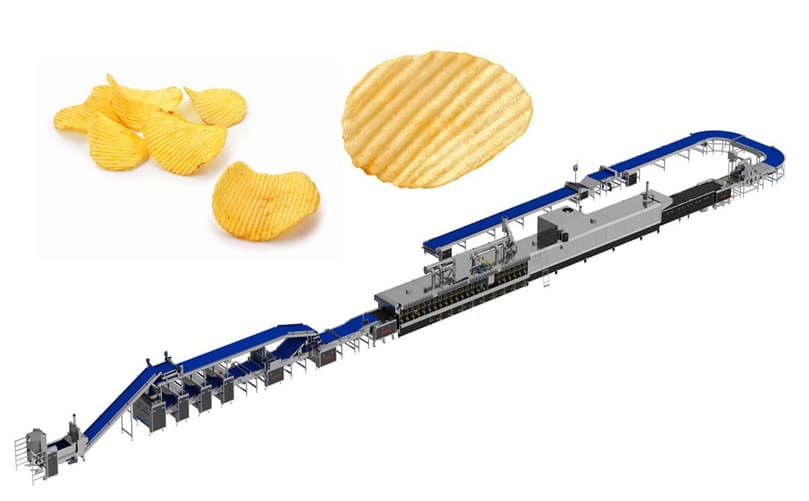 Complete Turnkey Baked Potato Chips Production Line