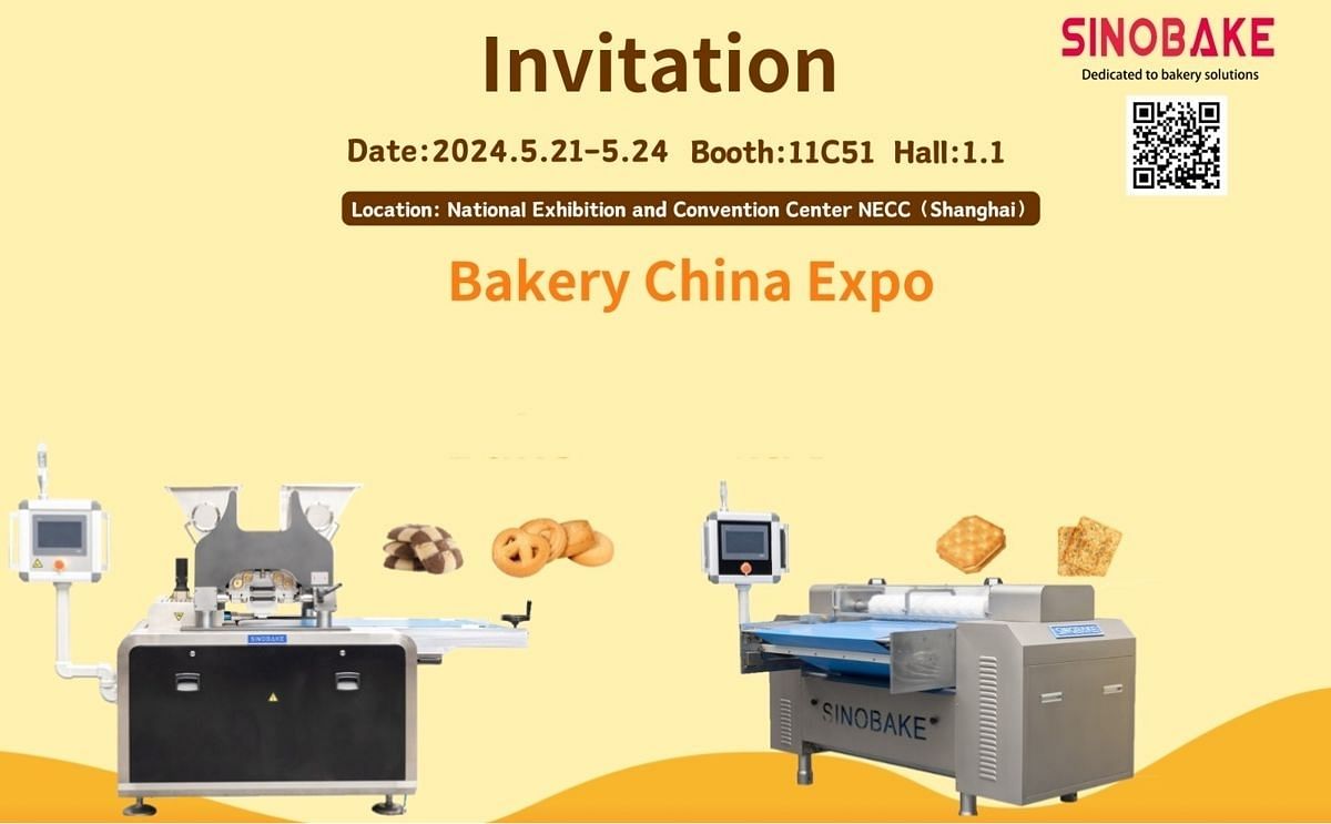 On May 21st-24th, 2024, Join SINOBAKE Group, a Leading Manufacturer, at the 2024 China International Bakery Exhibition On May 21st-24th, 2024, Join SINOBAKE Group, a Leading Manufacturer, at the 2024 China International Bakery Exhibition
