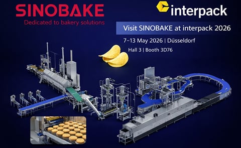 SINOBAKE will showcase its advanced potato chips and biscuit production lines at Interpack 2026 (Hall 3, Booth 3D76) in Düsseldorf, presenting high-efficiency processing solutions for the global snack and bakery industry SINOBAKE will showcase its advanced potato chips and biscuit production lines at Interpack 2026 (Hall 3, Booth 3D76) in Düsseldorf, presenting high-efficiency processing solutions for the global snack and bakery industry