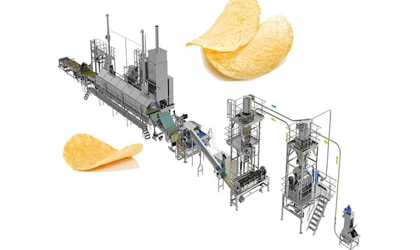 SINOBAKE - Stackable Potato Chips Production Line: FH950 and FH1250 Models