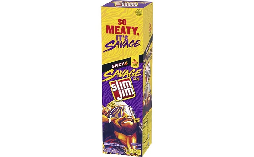 Slim Jim Savage meat sticks Slim Jim Savage meat sticks