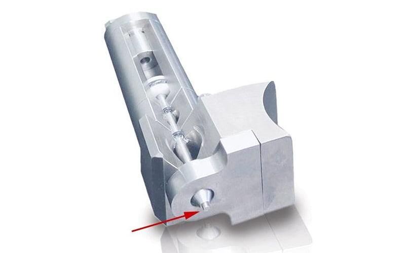 Clog-Free spray nozzles feature an automatic clean-out pin that can be adjusted for up to 25 pulses per minute to keep the nozzle clear of product pieces. Gentle