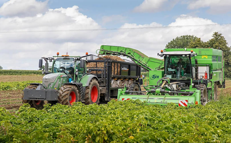 GPS-Guided and Precision Potato Harvesting Systems