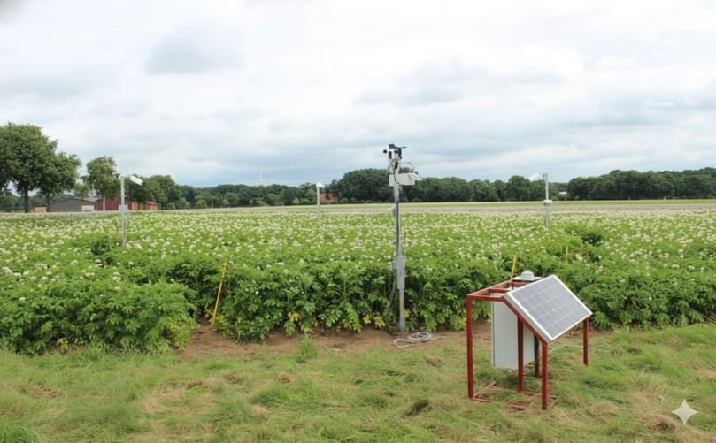 Sensor based irrigation control in potatoes