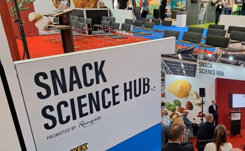 The Snack Science Hub at SNACKEX provides a platform for seminars and discussions on innovation, sustainability and efficiency in snack production The Snack Science Hub at SNACKEX provides a platform for seminars and discussions on innovation, sustainability and efficiency in snack production