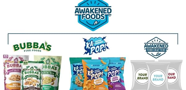 Ka-Pop! Snacks and Bubba's Fine Foods Merge to Create a Powerhouse Healthy CPG Company: Awakened Foods™