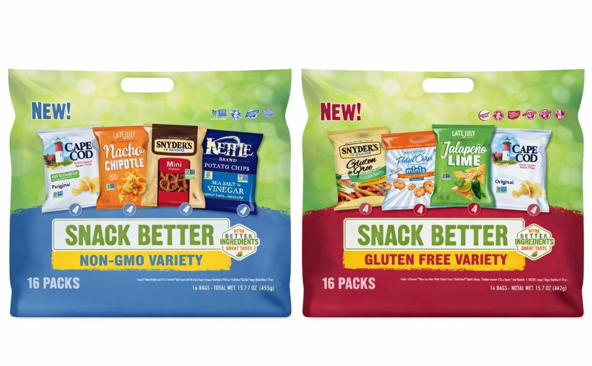 In four recently launched snack packs Snyder's - Lance is combining the strengths of its category leading individual snack brands.