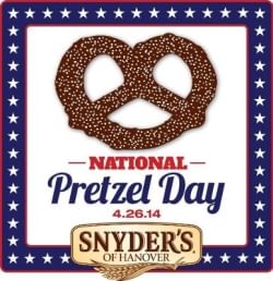 National Pretzel Day! Celebrate it with Snyder's of Hanover