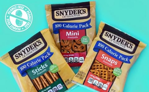 Snyder's of Hanover has transitioned its main pretzel bakery in Hanover, Pennsylvania, to a peanut-free production facility to accommodate consumer demand for snacks free of the allergen. Snyder's of Hanover has transitioned its main pretzel bakery in Hanover, Pennsylvania, to a peanut-free production facility to accommodate consumer demand for snacks free of the allergen.