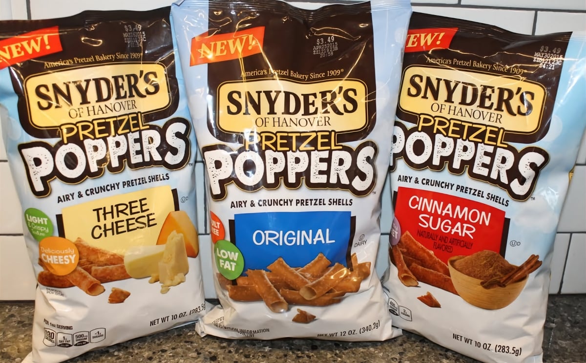 Snyder's of Hanover launches two new products: Pretzel Poppers and Bowties Snyder's of Hanover launches two new products: Pretzel Poppers and Bowties