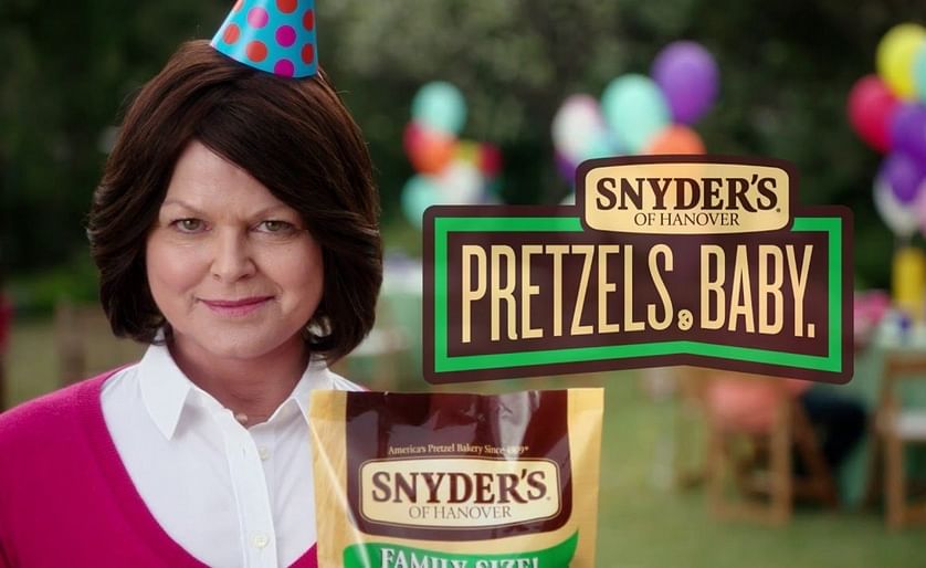 Not familiar with the Snyder's of Hanover hilarious "Pretzels, Baby" advertising campaign? Near the end of the article we included one of the ads.