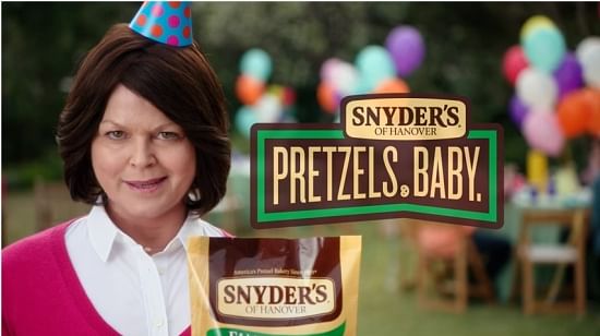 Snyder's of Hanover Pretzels, Baby ad campaign: "Backyard BBQ"