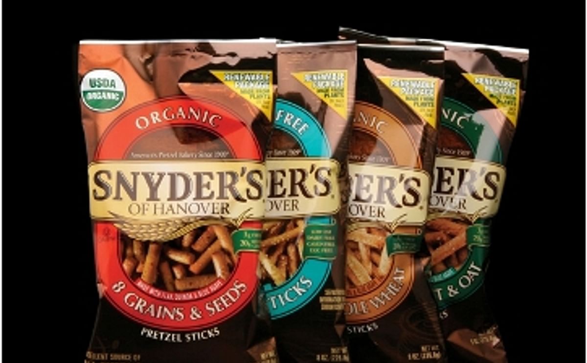 Snyder's of Hanover announces polylactic acid packaging for its organic product line