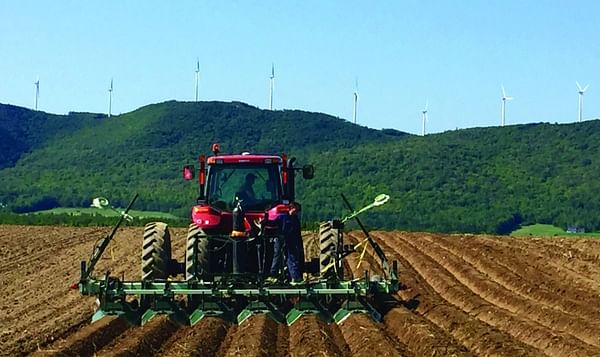 Potato growers in Maine apply soil fumigation in a trial of McCain Foods 