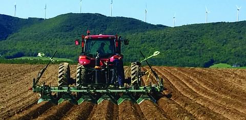 Potato growers in Maine apply soil fumigation in a trial of McCain Foods 