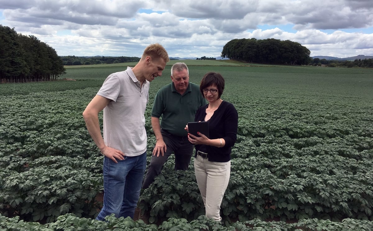 Precision farming solution 'Tuberzone' by Soilessentials will predict potato yield and tuber size throughout the season Precision farming solution 'Tuberzone' by Soilessentials will predict potato yield and tuber size throughout the season
