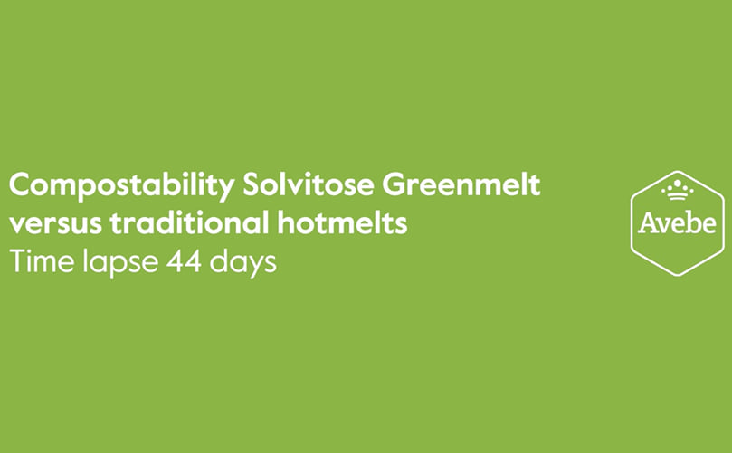 Solvitose Greenmelt: a 100% biodegradable alternative for hotmelt adhesives Solvitose Greenmelt: a 100% biodegradable alternative for hotmelt adhesives