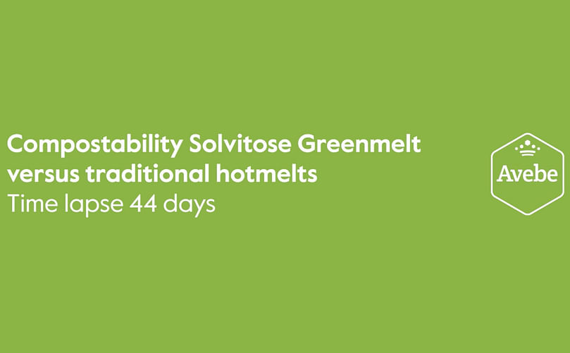 Solvitose Greenmelt: a 100% biodegradable alternative for hotmelt adhesives