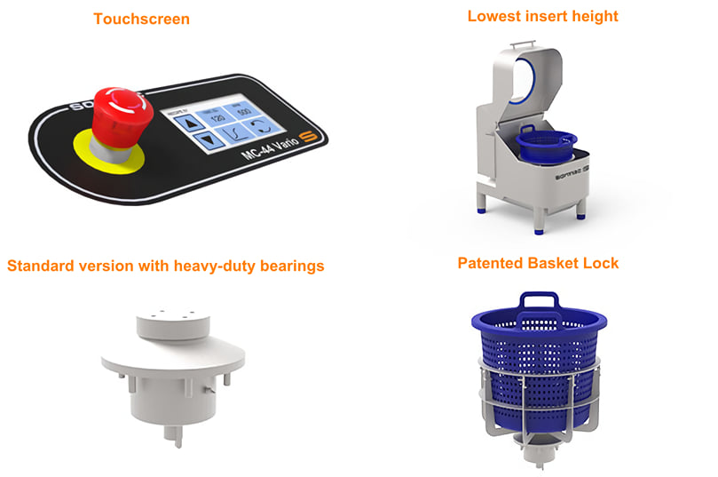 Sormac Centrifuge Features Sormac Centrifuge Features