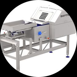 Potato halving and quartering machine DMA