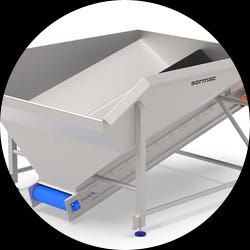 Infeed bunker ABK