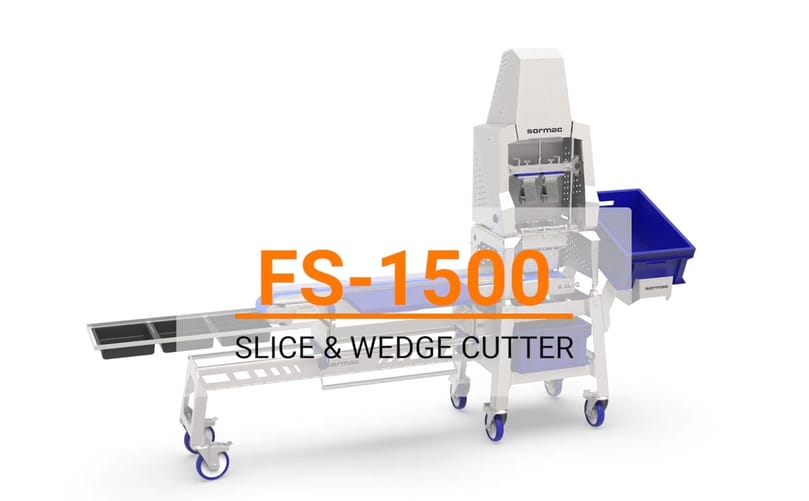 Slice and wedge cutter FS-1500 - Sormac Slice and wedge cutter FS-1500 - Sormac
