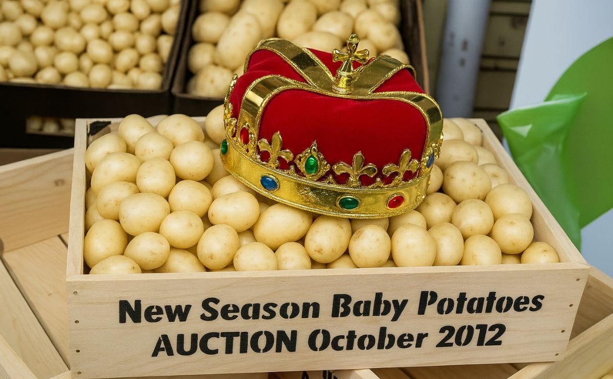 South Australian New Season Baby Potatoes Auction scheduled for November 1.