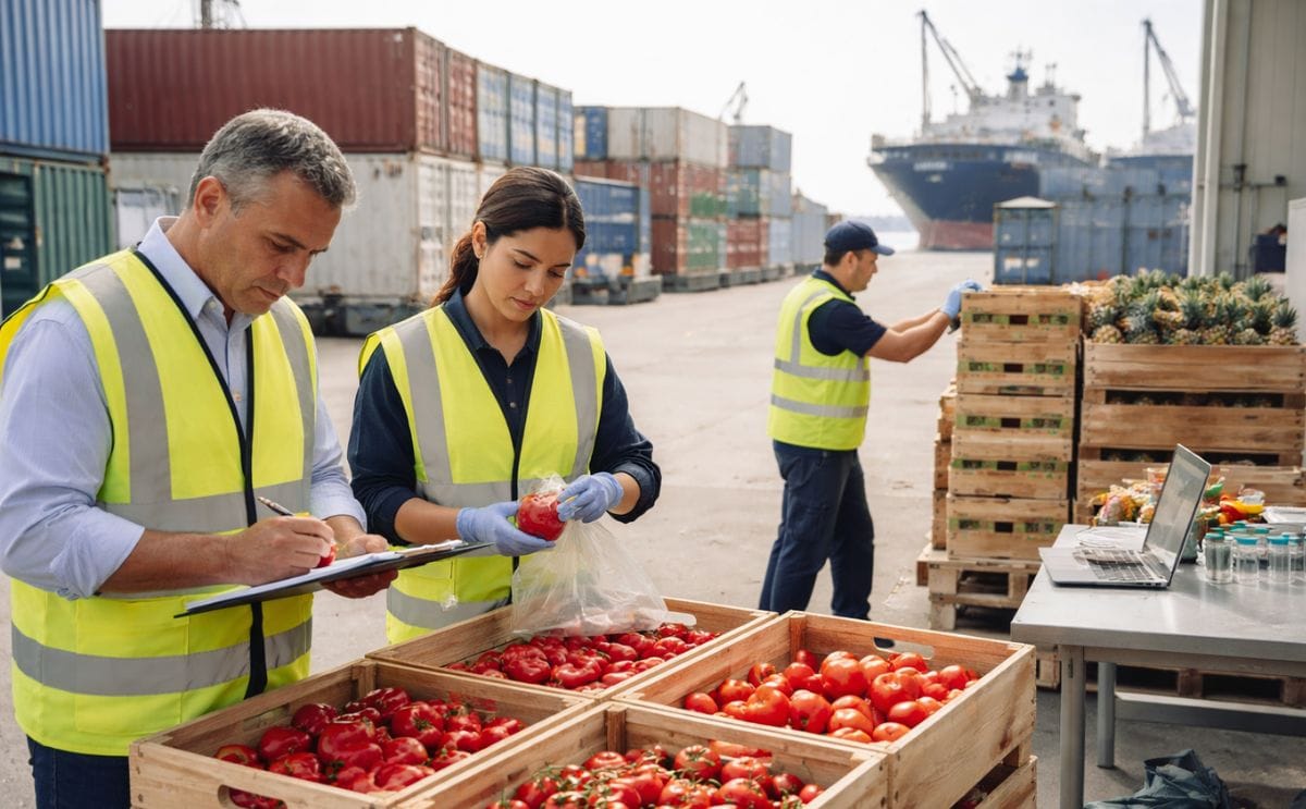 España refuerza los controles fronterizos agroalimentarios, con Algeciras como punto clave de inspección.