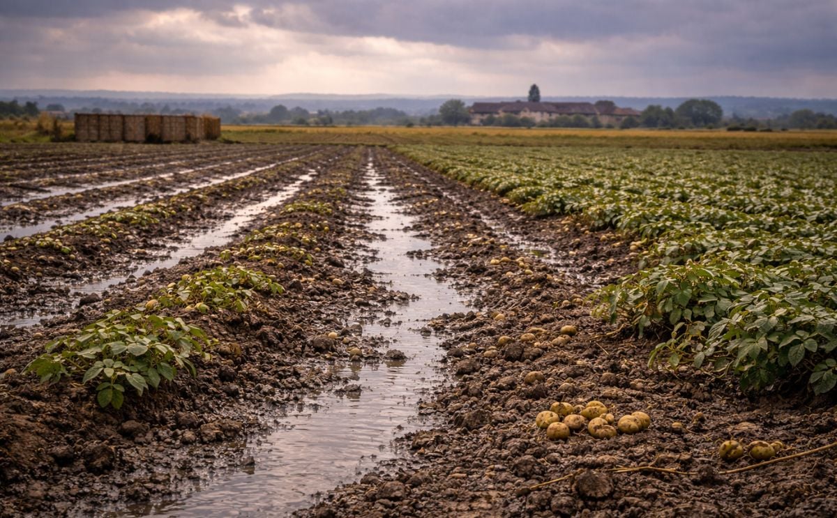 La campaña de patata en España comenzó con retrasos por lluvias, menor superficie sembrada y presión de precios debido al excedente europeo. La campaña de patata en España comenzó con retrasos por lluvias, menor superficie sembrada y presión de precios debido al excedente europeo.