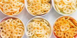 The air-pufffed potato snack Spokes is available in 9 flavours: Sea Salt, Mango Habanero, Sea Salt & Vinegar, Barbecue, Dill Pickle, Salt & Pepper, Fiesta Salsa, Sea Salted Caramel and Simply Bare The air-pufffed potato snack Spokes is available in 9 flavours: Sea Salt, Mango Habanero, Sea Salt & Vinegar, Barbecue, Dill Pickle, Salt & Pepper, Fiesta Salsa, Sea Salted Caramel and Simply Bare