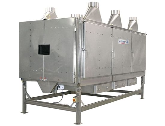 Apply reduced fat coatings with Spray Dynamics’ Side Vented Coating System
