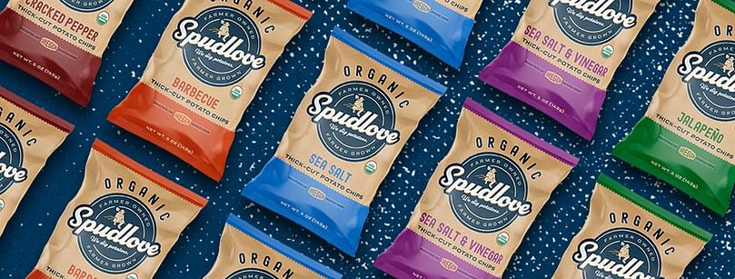 SpudLove snacks: 100% Organic potato chips in a range of flavors