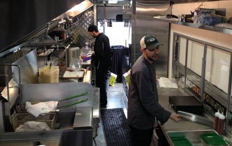 Interior of the Spud Nation Food Truck