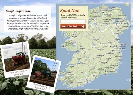 Trace your bag of crisps back to the field where the potatoes were grown: SpudNav 