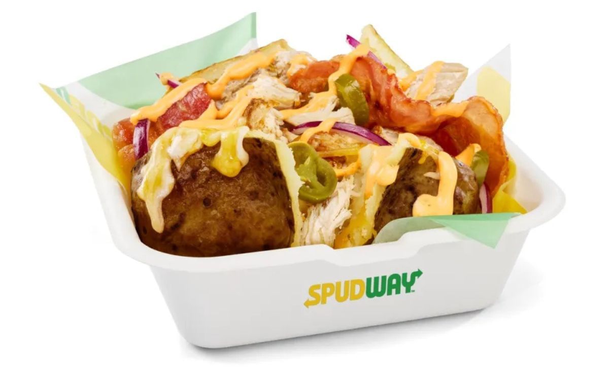 Introducing Spudway™: Subway's new take on the classic jacket potato, with endless toppings to satisfy every craving! Introducing Spudway™: Subway's new take on the classic jacket potato, with endless toppings to satisfy every craving!