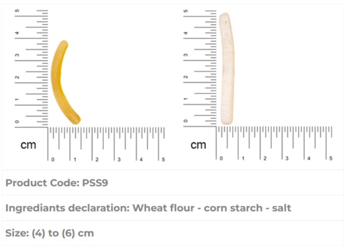 Almounajed Potato pellets (Square stick) specifications