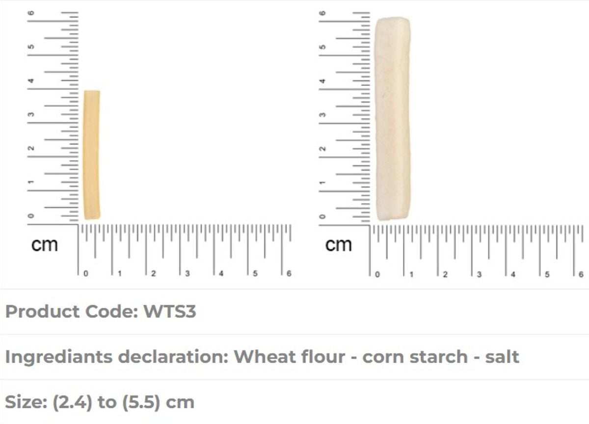 Almounajed Wheat Pellets (Squared Tube) Specifications