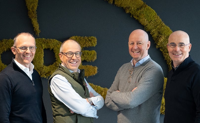 Jaco Van Der Jagt, Managing Director at FoodeQ Engineering, Olivier Strobbe, Partner, Vybros Capital Partners (VCP), Lode De Boe, CEO of Sticomax, Marinus De Bruijn, Sales Director at FoodeQ Engineering. Jaco Van Der Jagt, Managing Director at FoodeQ Engineering, Olivier Strobbe, Partner, Vybros Capital Partners (VCP), Lode De Boe, CEO of Sticomax, Marinus De Bruijn, Sales Director at FoodeQ Engineering.