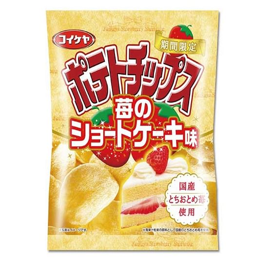 Strawberry Shortcake Potato Chips (Koikeya)