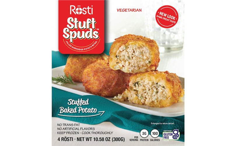 Rosti Stuft Spuds Stuffed baked potato Rosti Stuft Spuds Stuffed baked potato
