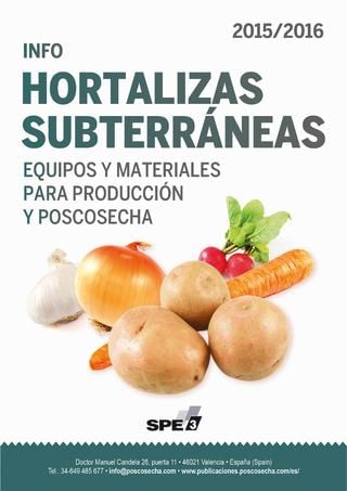 Equipos y materiales para producción y poscosecha de papa en España