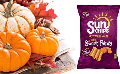 SunChips Sweet Potato is made with real sweet potato, 100 percent whole grains and no artificial flavors or preservatives and delivers a delightful flavor made from veggie ingredients. SunChips Sweet Potato is made with real sweet potato, 100 percent whole grains and no artificial flavors or preservatives and delivers a delightful flavor made from veggie ingredients.